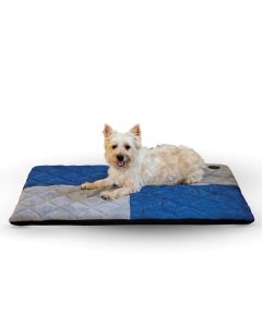 Quilted Memory Dream Pad 1" - K&H Pet Products Memory Sleeper Pet Bed Small Mocha 18" x 26" x 3.75"