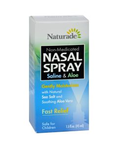 Naturade Nasal Spray Saline and Aloe - 1.5 fl oz