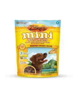 Zuke's Mini Naturals Moist Miniature Treat for Dogs Roasted Chicken 6oz.