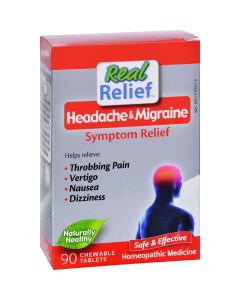 Homeolab USA Headache and Migrane Symptom Relief - 90 Tablets