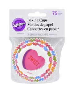 Wilton Standard Baking Cups-Words Can Express 75/Pkg