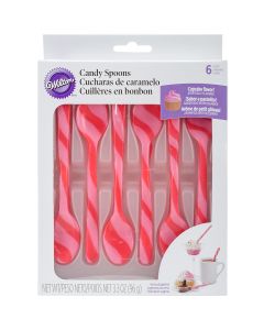 Wilton Flavored Candy Spoons 6/Pkg-Cupcake
