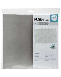 We R Memory Keepers We R FUSEables Fuse Clear Sheets 12"X12" 10/Pkg-