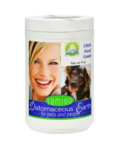 Lumino Home Diatomaceous Earth - Food Grade - Pets and People - 9 oz