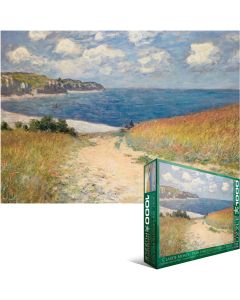 Eurographics Jigsaw Puzzle 1000 Pieces 19.25"X26.5"-Monet - Paint Through The Wheat Fields