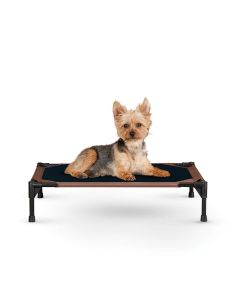 K&H Pet Products Pet Cot Medium Chocolate 25" x 32" x 7"