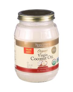 Spectrum Naturals Coconut Oil - Organic - Virgin - Unrefined - 29 oz