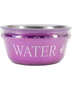 Buddy's Line Food & Water Set Medium 1qt-Fuchsia