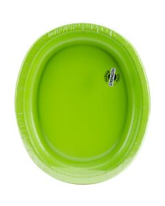 Creative Converting Dinner Platter 10"X12" 8/Pkg-Fresh Lime