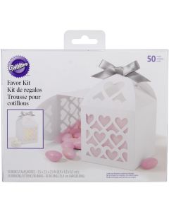 Wilton Favor Kit Makes 50-White Lace Paper Lantern