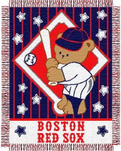 The Northwest Company Red Sox baby 36"x 46" Triple Woven Jacquard Throw (MLB) - Red Sox baby 36"x 46" Triple Woven Jacquard Throw (MLB)