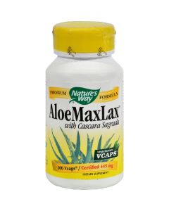 Nature's Way AloeMaxLax with Cascara Sagrada - 100 Vegetarian Capsules