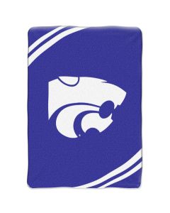 The Northwest Company KANSAS STATE  "Force" 60"80" Raschel Throw (College) - KANSAS STATE  "Force" 60"80" Raschel Throw (College)