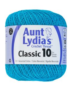 Coats Crochet Aunt Lydia's Classic Crochet Thread Size 10-Parakeet