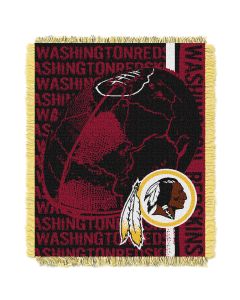 The Northwest Company Redskins  48x60 Triple Woven Jacquard Throw - Double Play Series