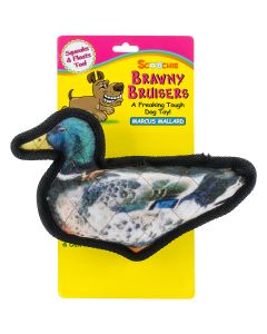 Scoochie Pet Products Brawny Bruisers Marcus Mallard Dog Toy 9"-