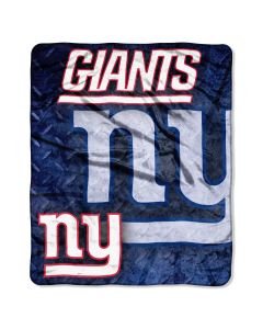 The Northwest Company NY GIANTS "Roll Out" 50"x60" Raschel Throw (NFL) - NY GIANTS "Roll Out" 50"x60" Raschel Throw (NFL)