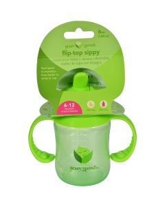 Green Sprouts Sippy Cup - Flip Top Green - 1 ct