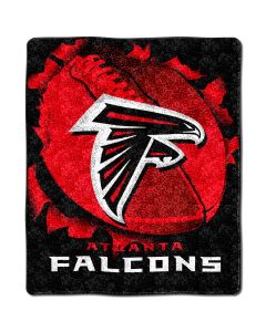 The Northwest Company Falcons 50"x60" Sherpa Throw - Burst Series (NFL) - Falcons 50"x60" Sherpa Throw - Burst Series (NFL)