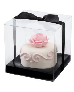 Wilton Cupcake Boxes-Clear & Black