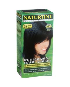 Naturtint Hair Color - Permanent - 2N - Brown Black - 5.28 oz