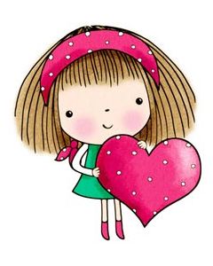 Penny Black Mounted Rubber Stamp 2.75"X2.75"-Mimi's Heart