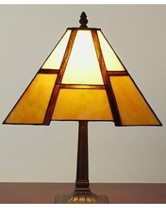 Warehouse of Tiffany Tiffany-style Amber Mission-style Table Lamp