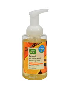 CleanWell All-Natural Antibacterial Foaming Hand Wash Orange Vanilla - 9.5 fl oz