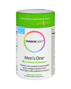 Rainbow Light Men's One Energy Multivitamin - 30 Tablets