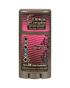 Geo-Deo Natural Deodorant Stick with Detox Complex Island - 2.3 oz