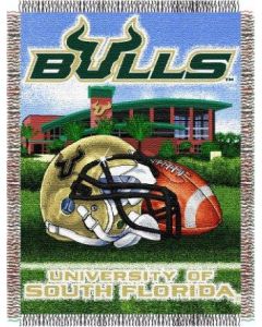 The Northwest Company South Florida "Home Field Advantage" 48"x 60" Tapestry Throw (College) - South Florida "Home Field Advantage" 48"x 60" Tapestry Throw (College)