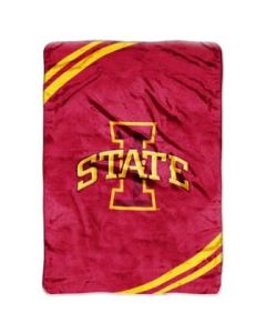 The Northwest Company IOWA STATE "Force" 60"80" Raschel Throw (College) - IOWA STATE "Force" 60"80" Raschel Throw (College)