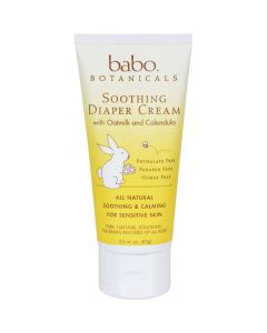 Babo Botanicals Diaper Cream - Soothing - 3 oz