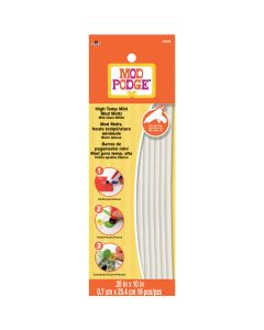 Plaid:Craft Mod Podge High Temp Mod Melts .28"X10" 16/Pkg-Milk Glass White