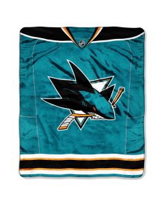 The Northwest Company Sharks     50x60 Super Plush Throw - Jersey Series