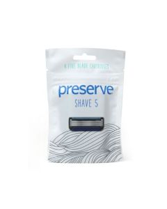 Preserve Shave 5 Replacement Blades - 4 CT- 6 packs