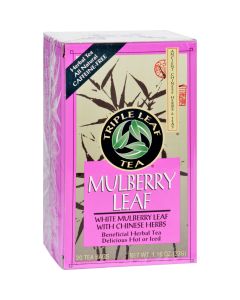 Triple Leaf Tea - Mulberry Leaf - 20 Tea Bags - 1 Case