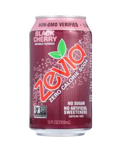 Zevia Soda - Zero Calorie - Black Cherry - Can - 6/12 oz - case of 4