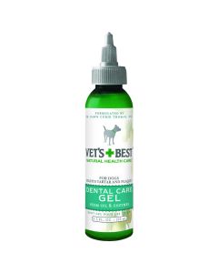 Vet's Best Dog Dental Gel Toothpaste 3.5oz Green 5" x 0.5" x 9"