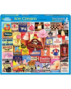White Mountain Puzzles Jigsaw Puzzle 1000 Pieces 24"X30"-Ice Cream