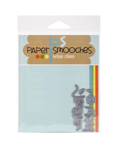 Paper Smooches Die-Mom Word