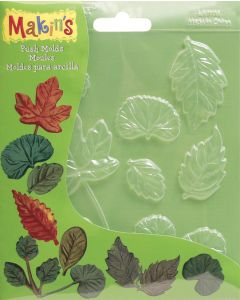 Makin's USA Makin's Clay Push Molds-Leaves