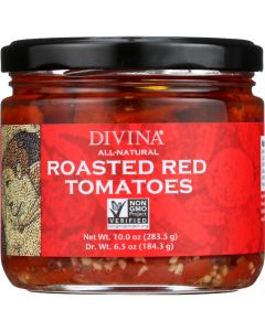 Divina Tomatoes - Roasted Red - Oil and Herbs - 10 oz - case of 6