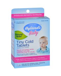 Hyland's Hylands Homeopathic Baby Tiny Cold Tablets - 125 Tablets