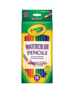 Crayola Watercolor Pencils-12/Pkg Long