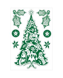 Inkadinkado Wall Decal Large 24"X36"-Christmas Tree