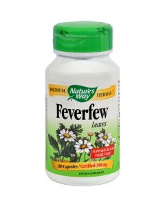 Nature's Way Feverfew Leaves - 100 Capsules