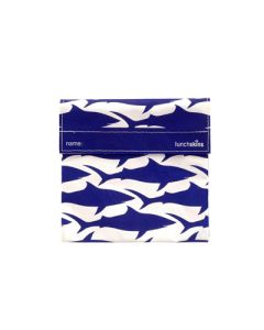 Lunchskins Sandwich Bag - Navy Shark