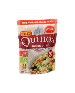 Suzie's Quinoa - Ready to Eat - Indian Spice - 8 oz - Case of 6