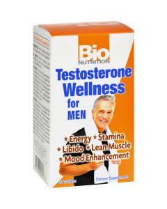 Bio Nutrition Testosterone Wellness for Men - 60 Tablets